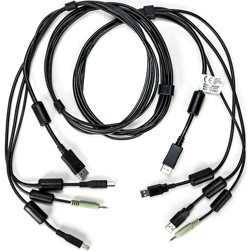 VERTIV CBL0104 SC845D 6 ft KVM Cable - All-in-One DisplayPort-to-USB - 4K UHD - Single Head