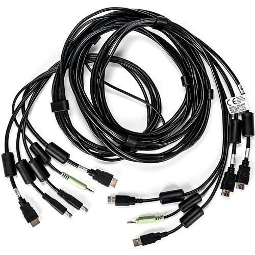 Vertiv Cybex SC800/SC900 10 feet All-in-One KVM Cable | Dual Head | 4K UHD | HDMI-to-HDMI (CBL0117) - 10 ft (3.05 m) KVM Cable for KVM (CBL0117)