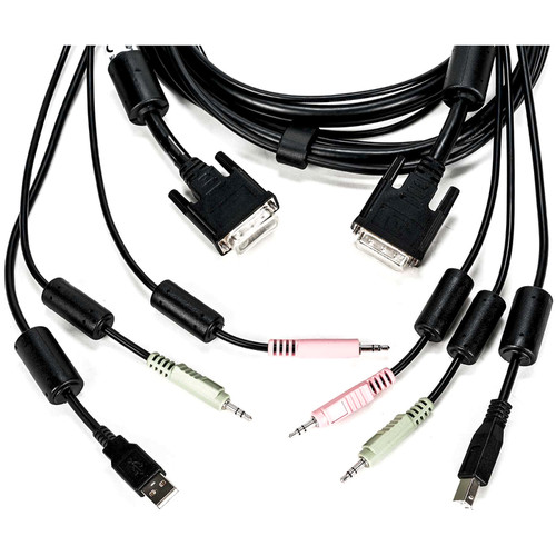 Vertiv AVOCENT KVM Cable - 6 ft (1.83 m) KVM Cable for Keyboard/Mouse, KVM Switch - First End: 1 x DVI-I Digital Video, 1 x USB, 2 x (CBL0118)