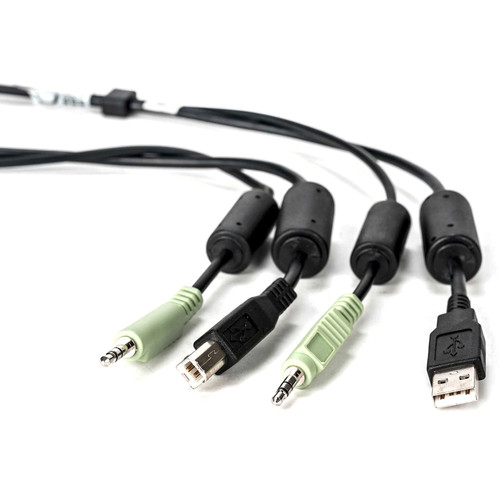 Vertiv AVOCENT SCKM140 Cable - 10ft. - 10 ft (3.05 m) KVM Cable for Switch, Keyboard, Mouse, Audio Device - First End: 1 x Mini-phone (CBL0131)