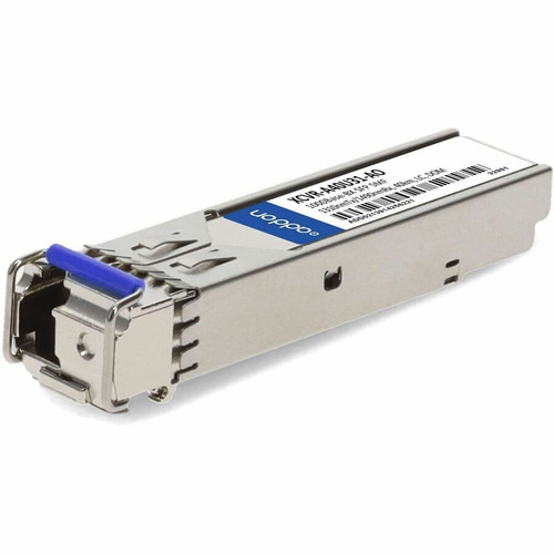 AddOn Ciena XCVR-A40U31 Compatible TAA 1000Base-BX SFP Transceiver (SMF, 1310nmTx/1490nmRx, 40km, LC, DOM, -40 to 85C) - For Optical - (Fleet Network)