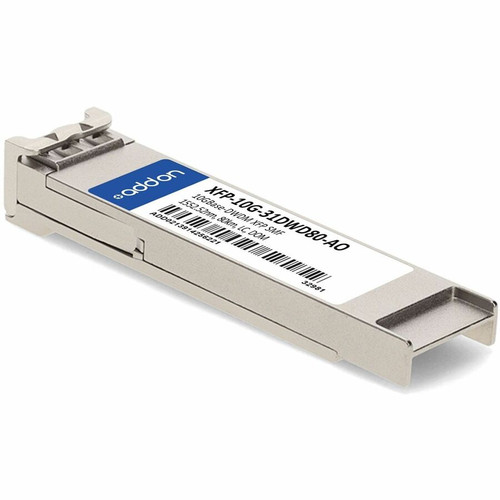 AddOn Alcatel-Lucent Nokia XFP-10G-31DWD80 Compatible TAA 10GBase-DWDM XFP Transceiver 100GHz (SMF, 1552.52nm, 80km, LC, DOM) - For - (XFP-10G-31DWD80-AO)