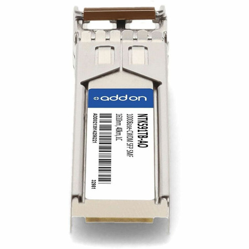AddOn NTK591TB-AO Compatible TAA 1000Base-CWDM SFP Transceiver - 1G - LC - 1610nm - 40km - Single-mode - DOM