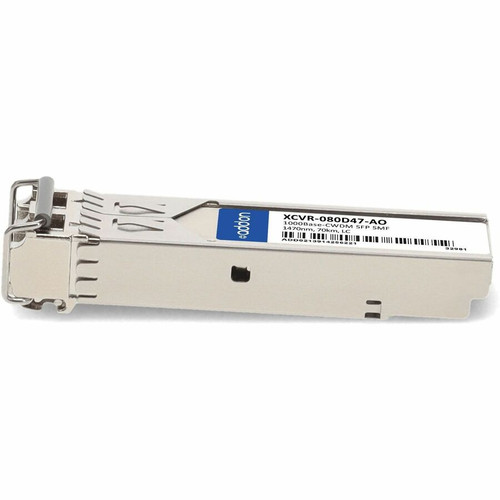 AddOn Ciena XCVR-080D47 Compatible TAA Compliant 1000Base-CWDM SFP Transceiver (SMF, 1470nm, 70km, LC) - For Optical Network, Data - 1 (XCVR-080D47-AO)