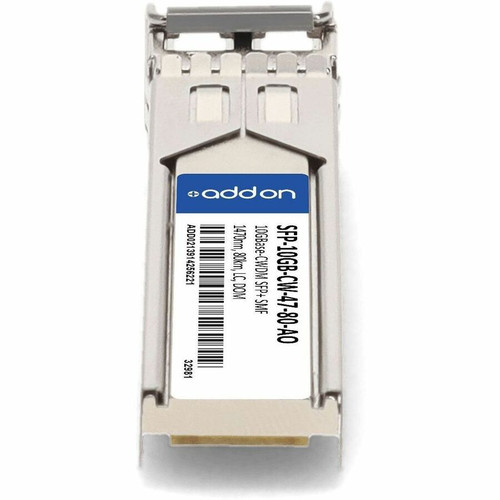 AddOn SFP-10GB-CW-47-80-AO MSA/TAA 10GBase-CWDM SFP+ Transceiver - 1470nm - 80km - LC - DOM