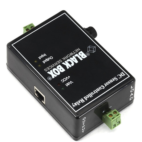 Black Box Power Switch - 48VDC, Normally Closed with 5-ft. (1.5-m) Cable - RJ-45 - HVAC System, Security System, UPS, Generator, (Fleet Network)
