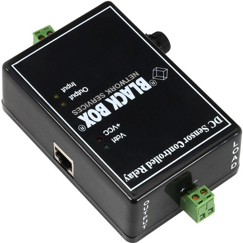 Black Box Power Switch - 48VDC, Normally Closed with 5-ft. (1.5-m) Cable - RJ-45 - HVAC System, Security System, UPS, Generator, (EME1PDCC-005)