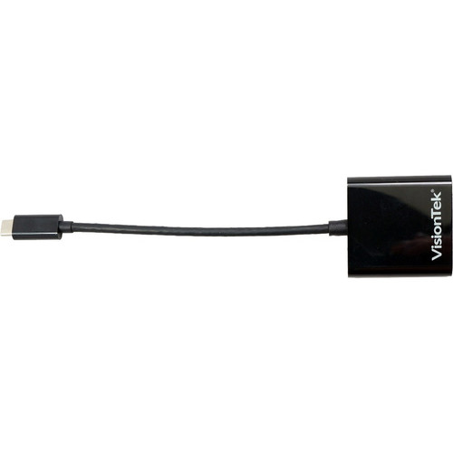 VisionTek USB-C to VGA Active Adapter(M/F) - USB 3.1 Type C Male - 15-pin HD-15 VGA Female - 1920 x 1080 Supported (900818)