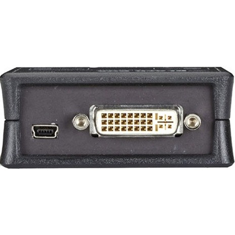 Black Box Dual-Link DVI Repeater - 90 ft (27432 mm) Maximum Operating Distance - DVI In - DVI Out - USB (Fleet Network)