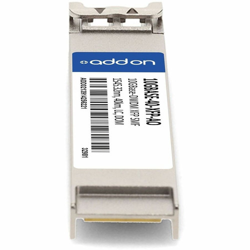 AddOn Extreme Networks 10GBASE-40-XFP Compatible TAA 10GBase-DWDM XFP Transceiver 100GHz (SMF, 1545.32nm, 40km, LC, DOM) - For Data - (10GBASE-40-XFP-AO)