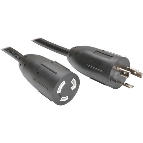 Tripp Lite 6ft Power Cord Extension Cable L5-20P to L5-20R with Locking Connectors Heavy Duty 20A 12AWG 6' - 125 V AC / 20 A - Black - (Fleet Network)