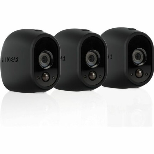 Arlo Replaceable Silicone Skins - Black - For Security Camera - Black - Water Resistant, UV Resistant - Silicone - 3 (VMA1200B-10000S)