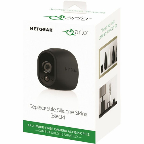 Arlo Replaceable Silicone Skins - Black - For Security Camera - Black - Water Resistant, UV Resistant - Silicone - 3 (VMA1200B-10000S)