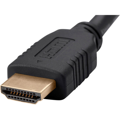 Monoprice Select Series High Speed HDMI Cable, 1.5ft Black - 1.5 ft (0.46 m) HDMI A/V Cable for Audio/Video Device - First End: 1 x - (3872)