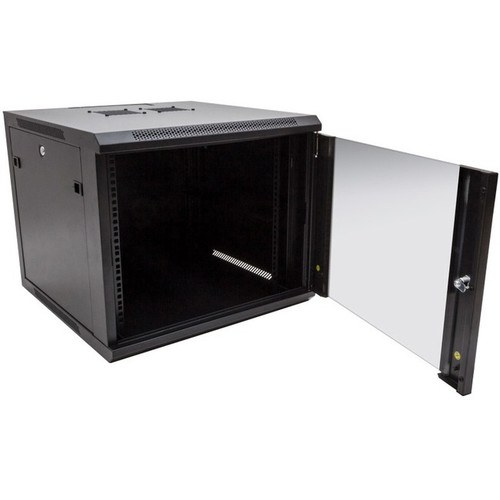 Rack Solutions 9Ux 600 mmx 600mm Wall Mount Cabinet-Single Section - For LAN Switch, Patch Panel - 9U Rack Height x 19" (482.60 mm) - (Fleet Network)
