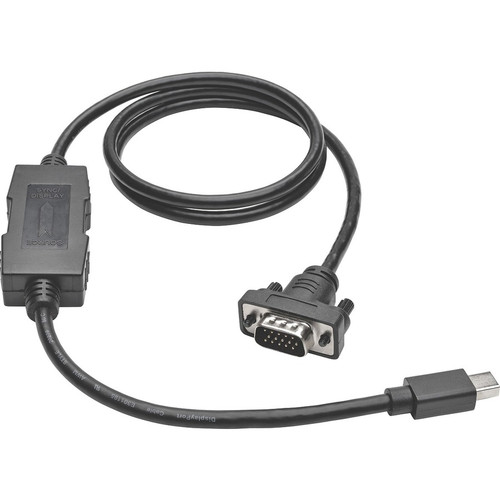 Tripp Lite series P586-003-VGA-V2 Mini DisplayPort 1.2 to VGA Active Adapter Cable, 3 ft. - 3 ft (0.91 m) DisplayPort/VGA Video Cable (Fleet Network)