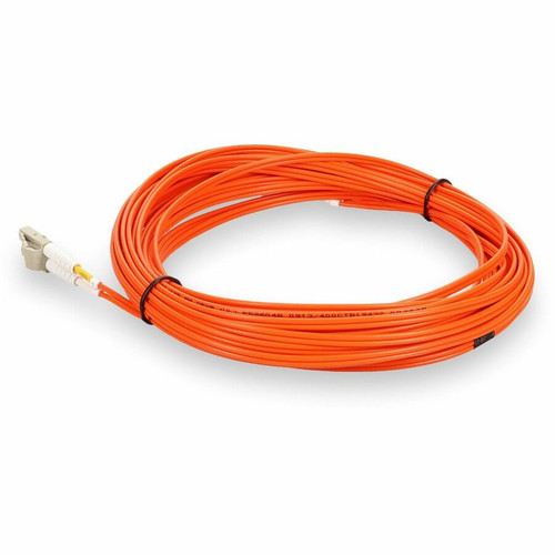 AddOn ADD-LC-LC-1M5OM2 LC to LC Duplex Fiber Patch Cable - 3. 3 ft - 1 m OM2 Multi-mode - Riser-Rated - OFNR - Orange
