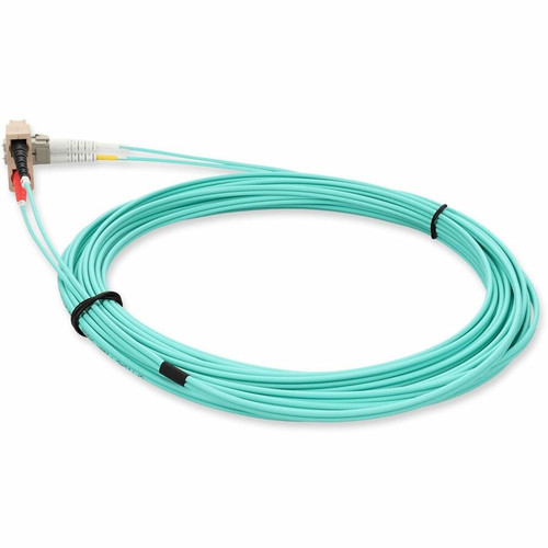 AddOn ADD-SC-LC-1M5OM2 SC to LC Duplex OM2 Fiber Patch Cable - 3. 3 ft (1 m) Orange Riser-Rated OFNR