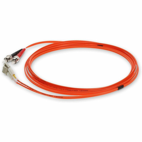 AddOn ADD-ST-LC-3M5OM2 ST to LC Duplex Fiber Patch Cable - 9. 8 ft (3 m) OM2 Multi-mode Riser-Rated Orange