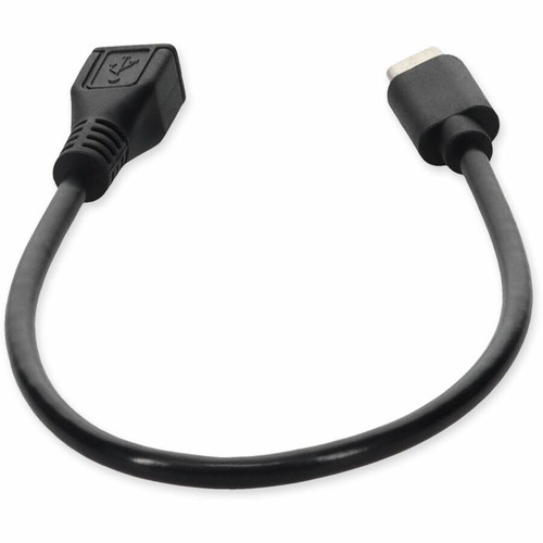 AddOn USBC2MUSB2FB-5PK 5-Pack USB-C 3. 1 Male to Micro-USB 2. 0 Female Adapter Cable - 6. 7" (170 mm) Black Data Transfer