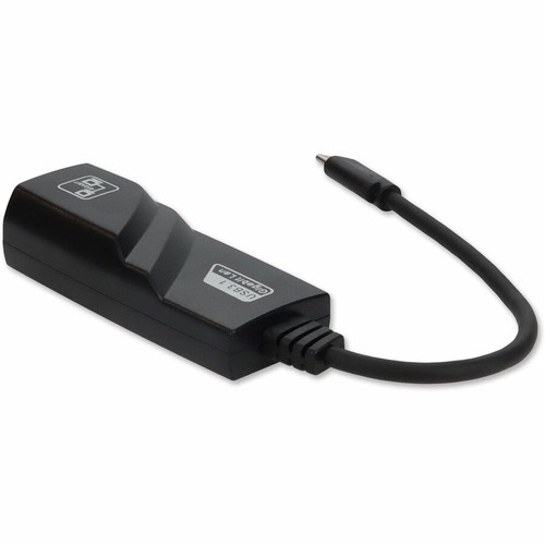 AddOn 5-Pack of USB C 3.1 Male to RJ-45 Female Black Adapters - RJ-45/USB Data Transfer Cable for MacBook, Notebook, Computer - First (USBC2RJ45F-5PK)