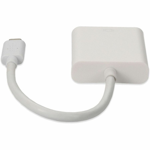 AddOn USBC2HDMIW-5PK USB-C 3. 1 Male to HDMI Female Adapter Cable - 5-Pack - White - 7. 9" - 200 mm - 4K DCI 4096 x 2160 Support