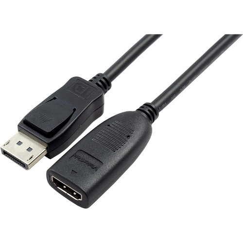 VisionTek DisplayPort to HDMI 2.0 Active Adapter (M/F) - DisplayPort Digital Audio/Video Male - HDMI HDMI 2.0 Digital Audio/Video - x (Fleet Network)