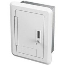 Wiremold Evolution Series 4-Gang Hinged Wall Box - 4-gang - Black (EHWB4-BK)