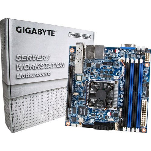 Gigabyte MB10-DS3 Server Motherboard - Intel Chipset - Socket BGA-1667 - Mini ITX - Xeon D-1541 - 32 GB DDR4 SDRAM Maximum RAM - DIMM (Fleet Network)