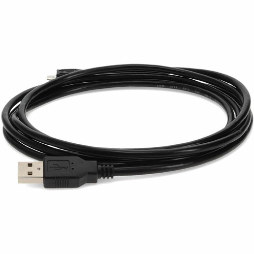 AddOn 3ft USB A 2.0 Male to Micro-USB B 2.0 Male Black Cable - 3 ft (0.91 m) USB Data Transfer Cable for Phone, Tablet, Notebook, - 1 (USB2MICROUSB3F)