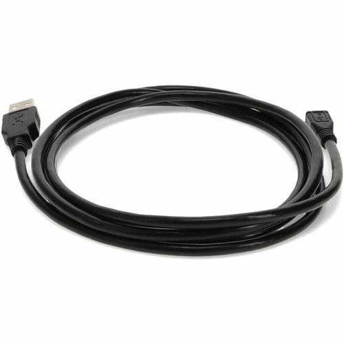 AddOn 3ft USB A 2.0 Male to Micro-USB B 2.0 Male Black Cable - 3 ft (0.91 m) USB Data Transfer Cable for Phone, Tablet, Notebook, - 1 (USB2MICROUSB3F)