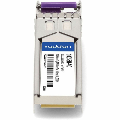 AddOn 10056H-AO SFP Transceiver - 1000Base-BX Single-Mode LC 10km DOM Hot-Swappable TAA Compatible