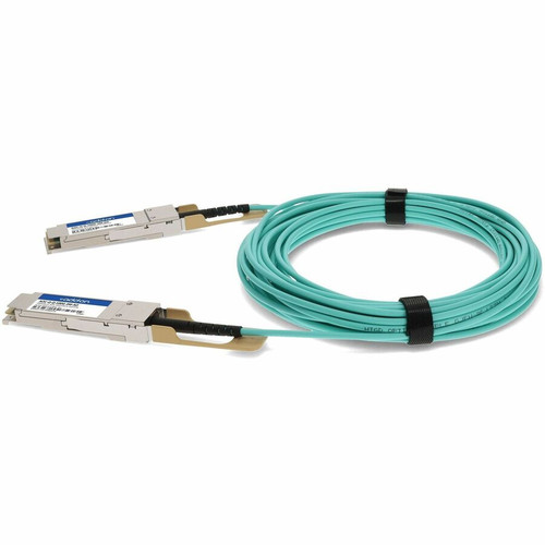 AddOn AOCQQ100G3MAO QSFP28 Active Optical Cable - 100GbE - 3m - 9. 8 ft Fiber Optic Network Cable