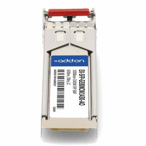 AddOn EX-SFP-GE80KCW1430-AO Compatible TAA 1000Base-CWDM SFP Transceiver - SMF - 1430nm - 70km - LC