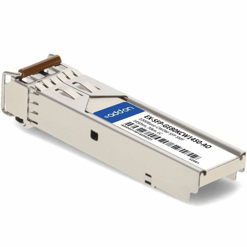AddOn EX-SFP-GE80KCW1450-AO Compatible TAA 1000Base-CWDM SFP Transceiver - Single-mode - 1450nm - 70km - LC