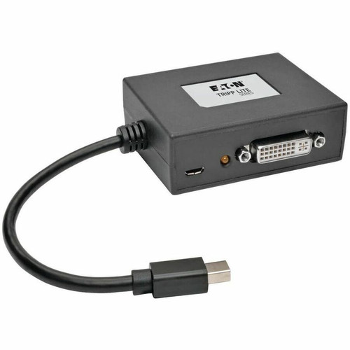 Tripp Lite by Eaton B155-002-DVI-V2 2-Port Mini DisplayPort 1.2 to DVI MST Hub - 3840 x 1080 - DisplayPort - DVI Out - USB (Fleet Network)