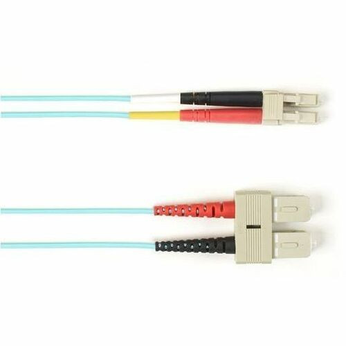 Black Box Fiber Optic Duplex Patch Network Cable - 32.8 ft (10 m) Fiber Optic Network Cable for Network Device - First End: 2 x SC - - (Fleet Network)