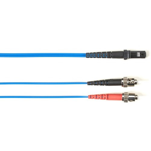 Black Box Fiber Optic Duplex Patch Network Cable - 6.5 ft Fiber Optic Network Cable for Network Device - First End: 2 x ST Network - - (Fleet Network)