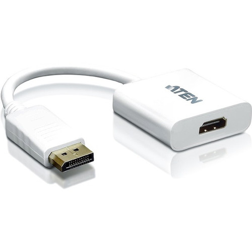 ATEN DisplayPort to HDMI Adapter - DisplayPort/HDMI A/V Cable for Audio/Video Device, Notebook, HDTV, Computer - First End: 1 x 1.1a - (Fleet Network)