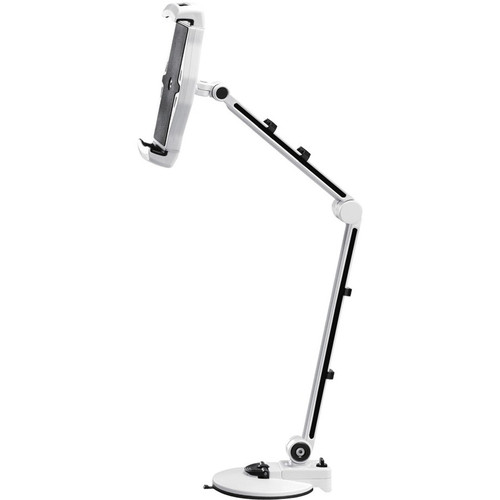 SIIG CE-MT1X12-S1 Desk Mount for Smartphone, Tablet PC, e-book Reader, iPad - White - 12" Screen Support - 2.20 lb (997.90 g) Load - 1 (Fleet Network)