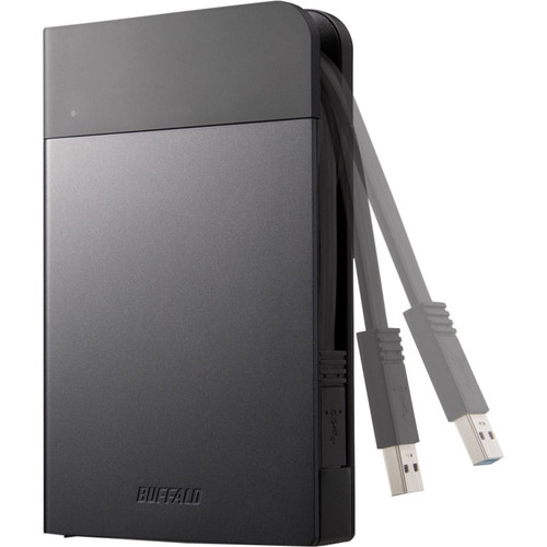 Buffalo MiniStation Extreme HD-PZN1.0U3B 1 TB Portable Hard Drive - External - SATA (SATA/300) - TAA Compliant - USB 3.0 - 3 Year (Fleet Network)