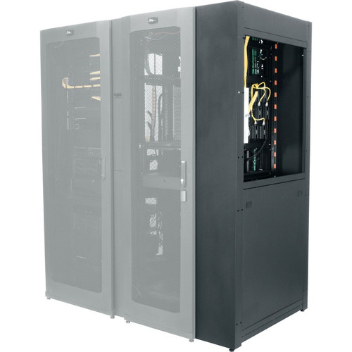 Middle Atlantic Cable Chase - Cable Chase - Black Powder Coat - 45U Rack Height - Steel (SNE-CCE12-4542)