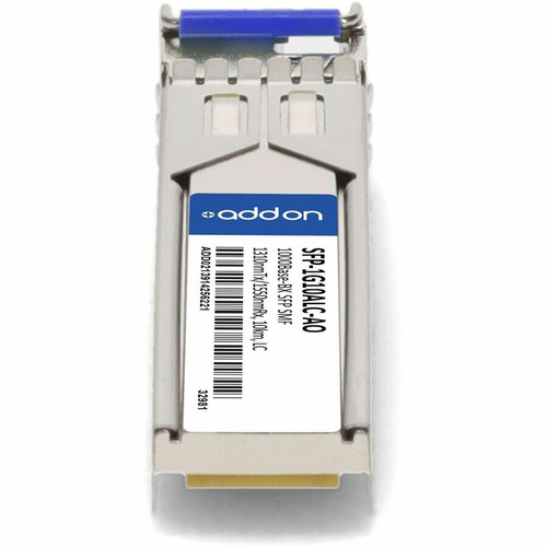 AddOn SFP-1G10ALC-AO SFP Transceiver - 1000Base-BX - Single-Mode - LC - 10km - Gigabit Ethernet - MSA Compliant