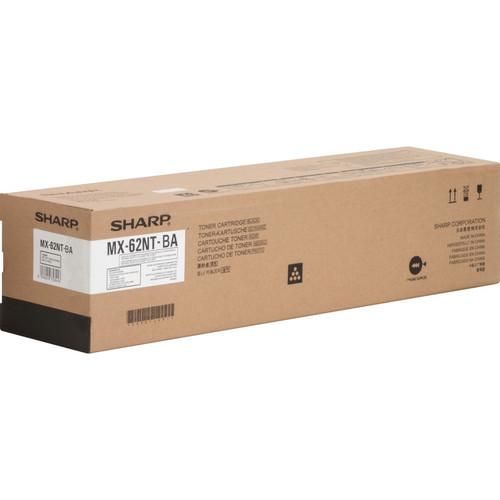 Sharp MX62NTBA Original High Yield Laser Toner Cartridge - Black - 1 Each - 65000 Pages (Fleet Network)