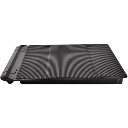 Thermaltake Massive A23 Notebook Cooler - 1 Fan(s) - 1200 rpm - 284.3 gal/min (1076040.17 mL/min) - Steel Mesh, Plastic - Black (Fleet Network)