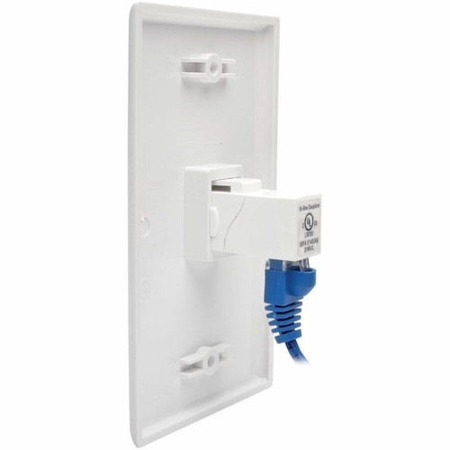 Tripp Lite series N235-001-WH-6AD Network Adapter - 1 x RJ-45 Network Female - 1 x RJ-45 Network Female - Gold Contact - White (N235-001-WH-6AD)