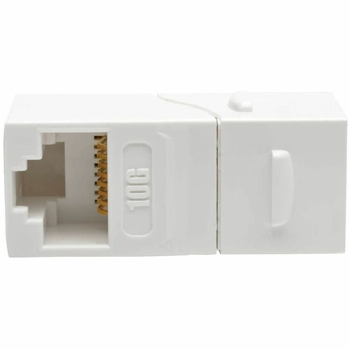 Tripp Lite series N235-001-WH-6AD Network Adapter - 1 x RJ-45 Network Female - 1 x RJ-45 Network Female - Gold Contact - White (N235-001-WH-6AD)