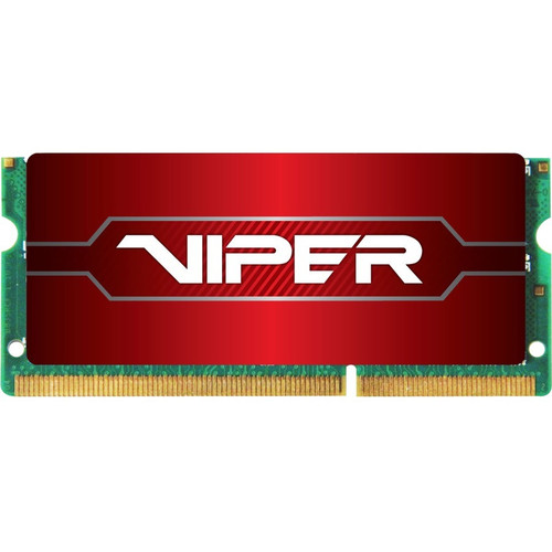 Patriot Memory Viper Series DDR4 8GB 2400MHz SODIMM - 8 GB (1 x 8GB) - DDR4-2400/PC4-19200 DDR4 SDRAM - 2400 MHz - 1.20 V - Non-ECC - (Fleet Network)