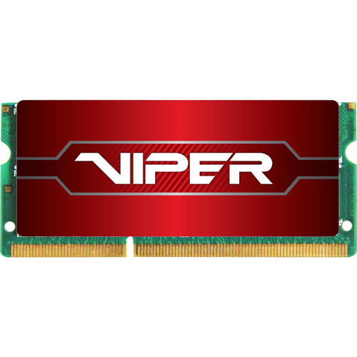 Patriot Memory Viper Series DDR4 8GB 2666MHz SODIMM - 8 GB (1 x 8GB) - DDR4-2666/PC4-21300 DDR4 SDRAM - 2666 MHz - 1.20 V - Non-ECC - (PV48G266C8S)