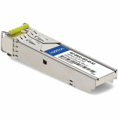 AddOn 407-BBOO-BXD-40-AO Dell Compatible TAA 1000Base-BX SFP Transceiver - Singlemode LC - 40km - 1550nm/1310nm - DOM